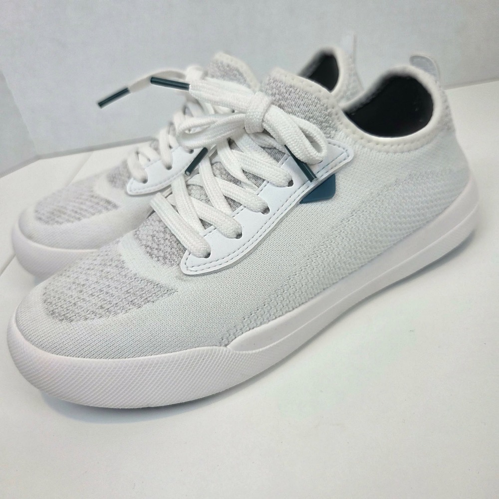 Vessi Weekend Sneaker White Knit Casual Shoes Womens Size 7